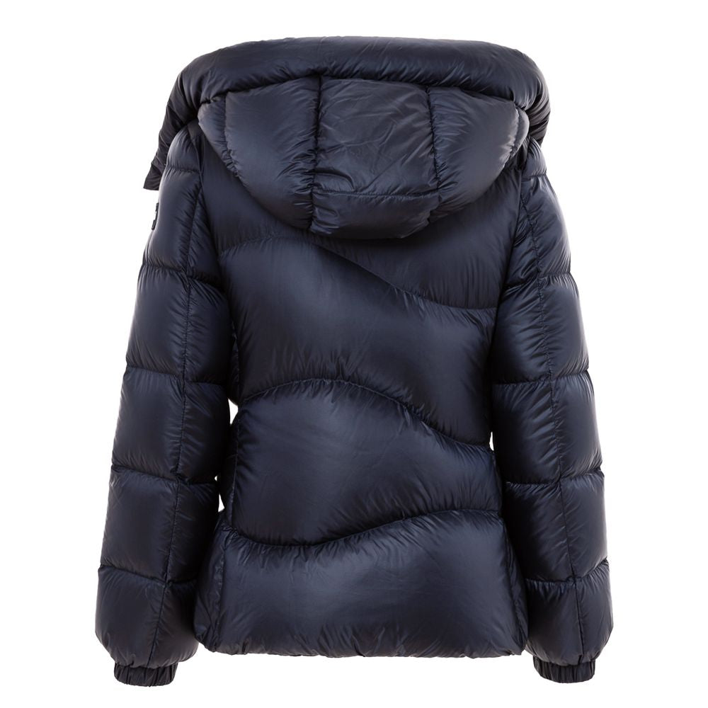 Add Blue Polyamide Women's Coat