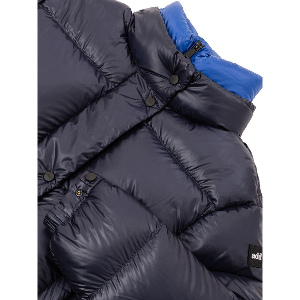 Add Blue Polyamide Full-Length Women's Jacket