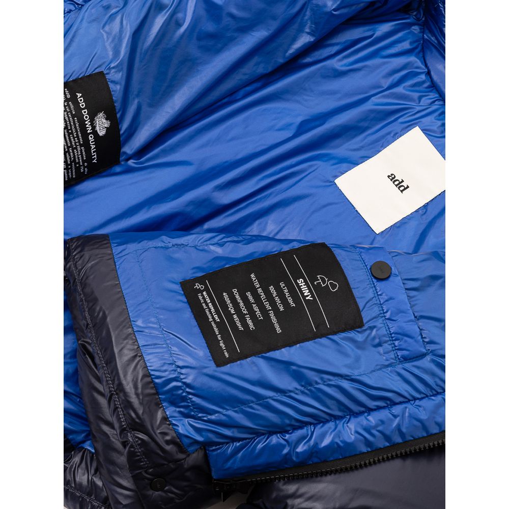 Add Blue Polyamide Full-Length Women's Jacket