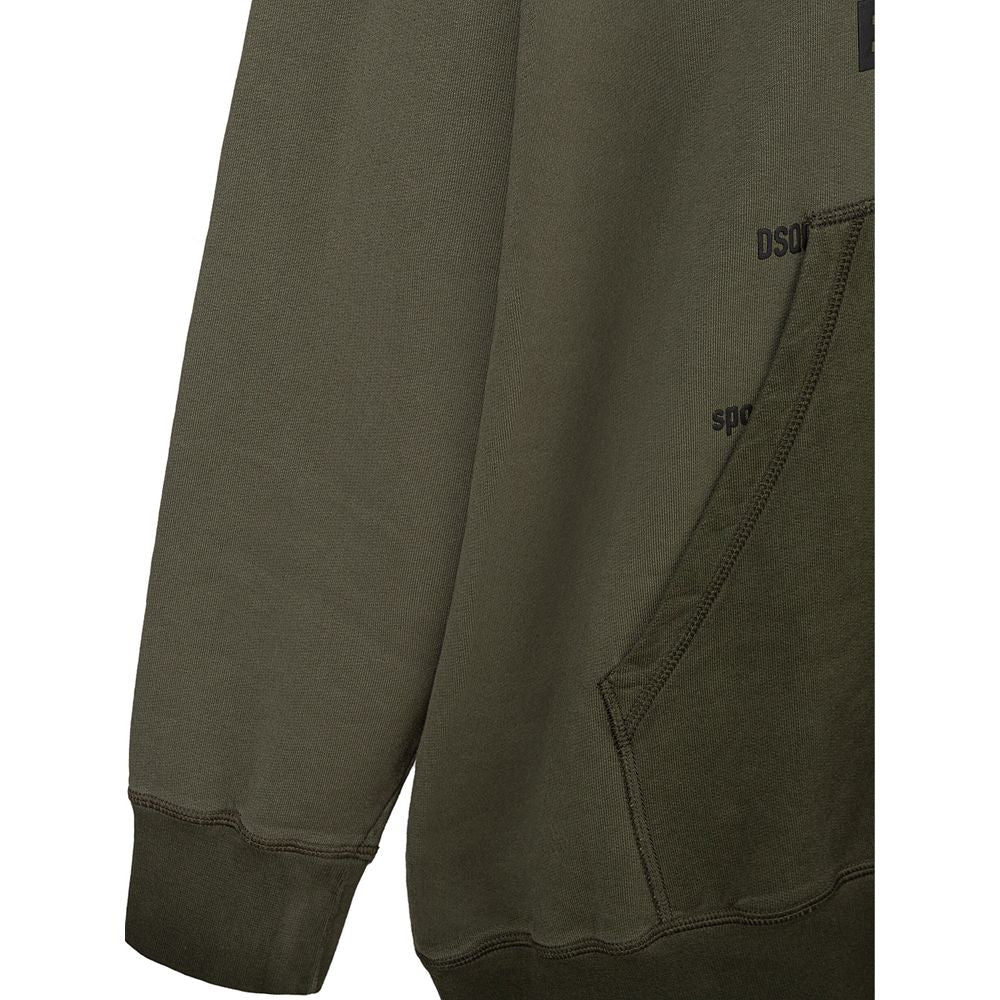 Dsquared² Green Cotton Men's Sweatshirt