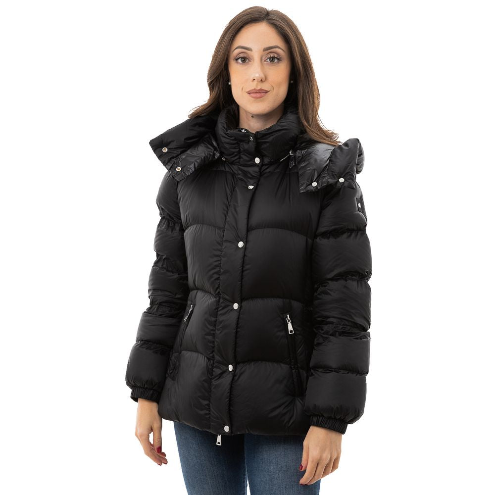 Add Black Polyamide Women's Coat
