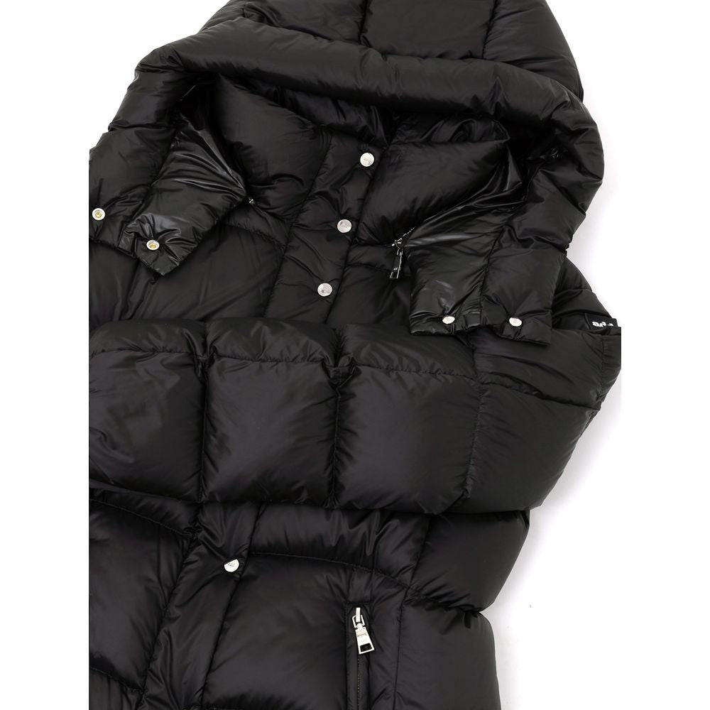 Add Black Polyamide Women's Coat