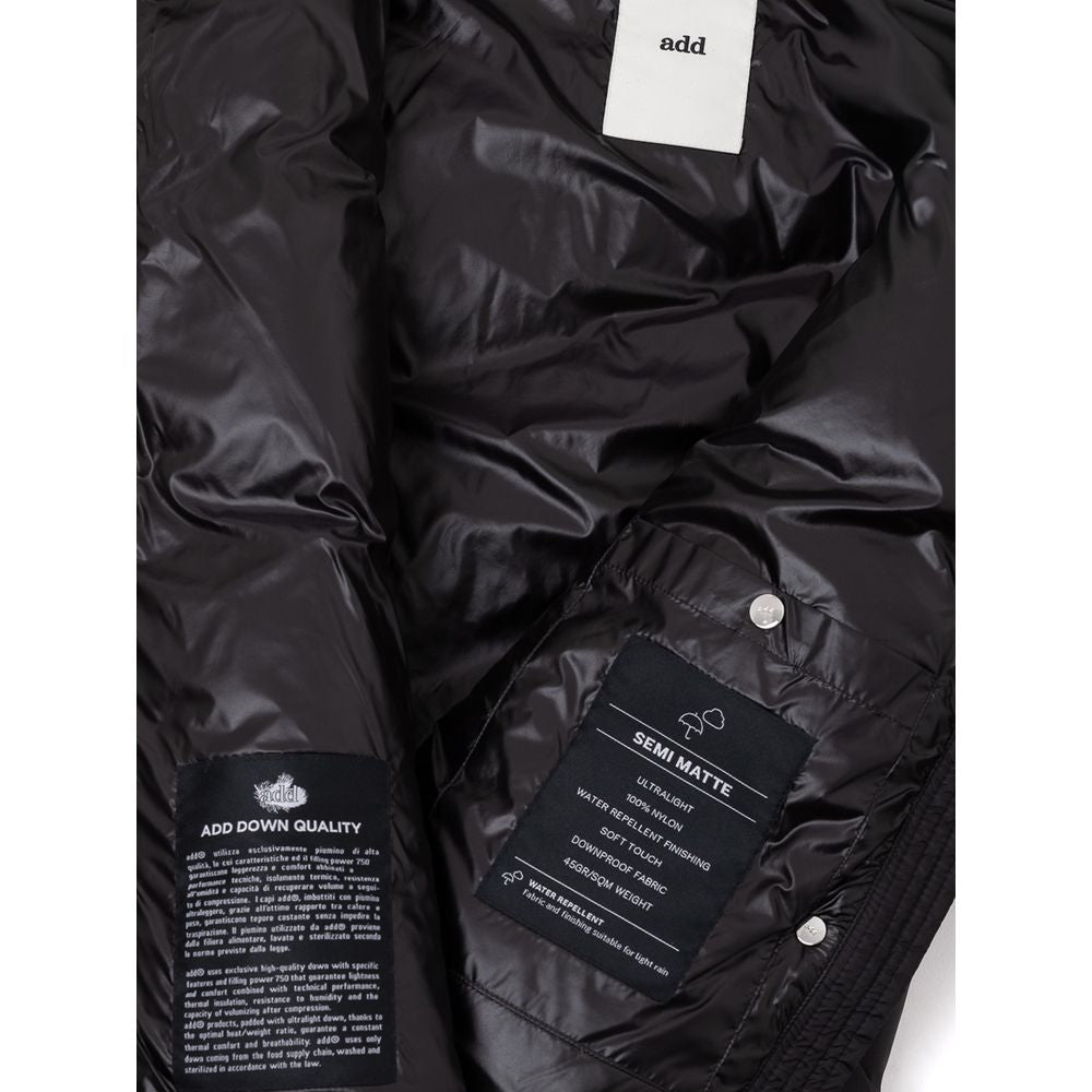 Add Black Polyamide Women's Coat