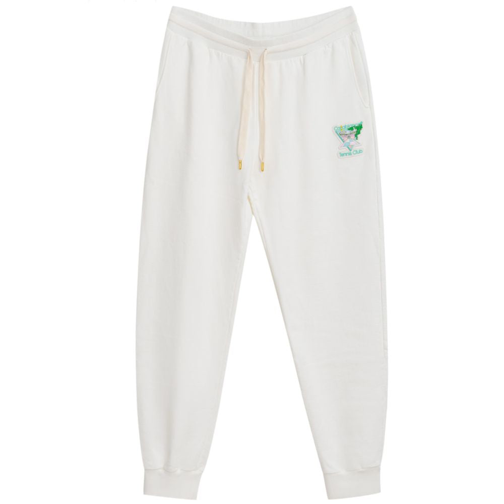 Casablanca White Cotton Athletic Men's Pants