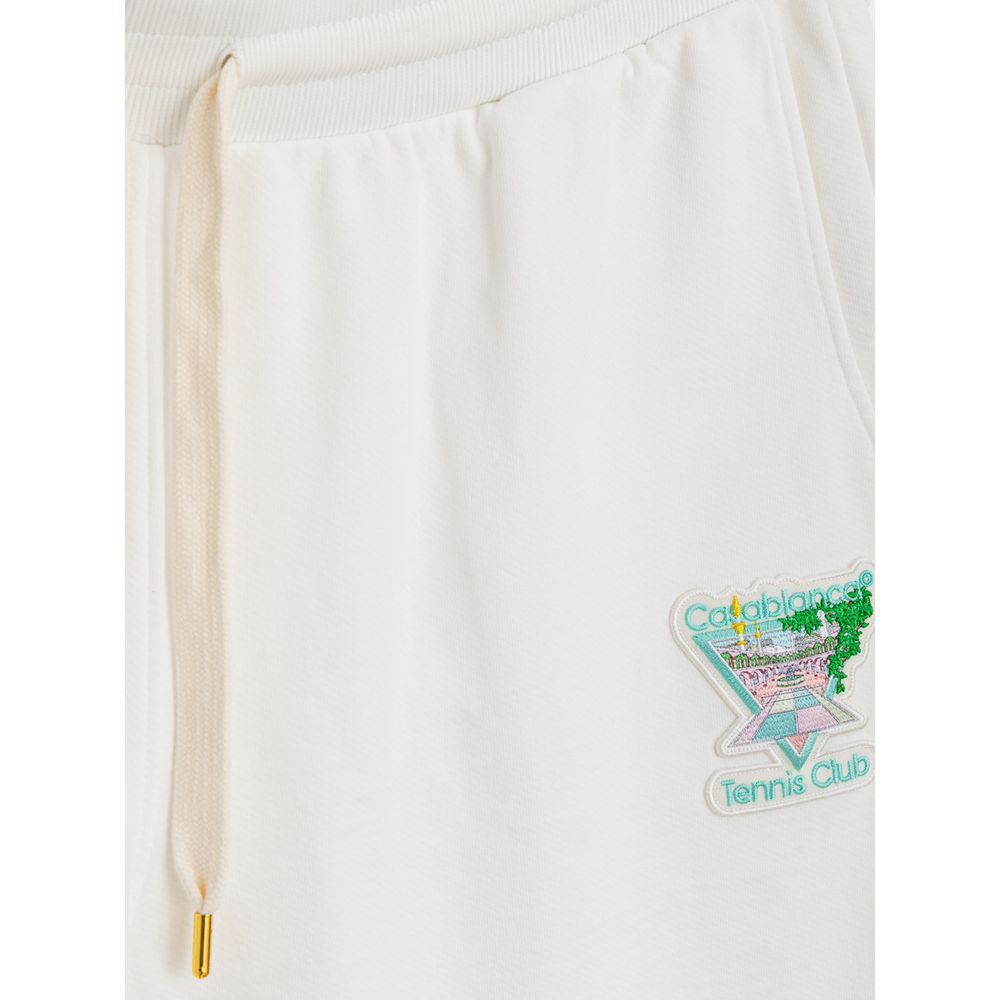 Casablanca White Cotton Athletic Men's Pants