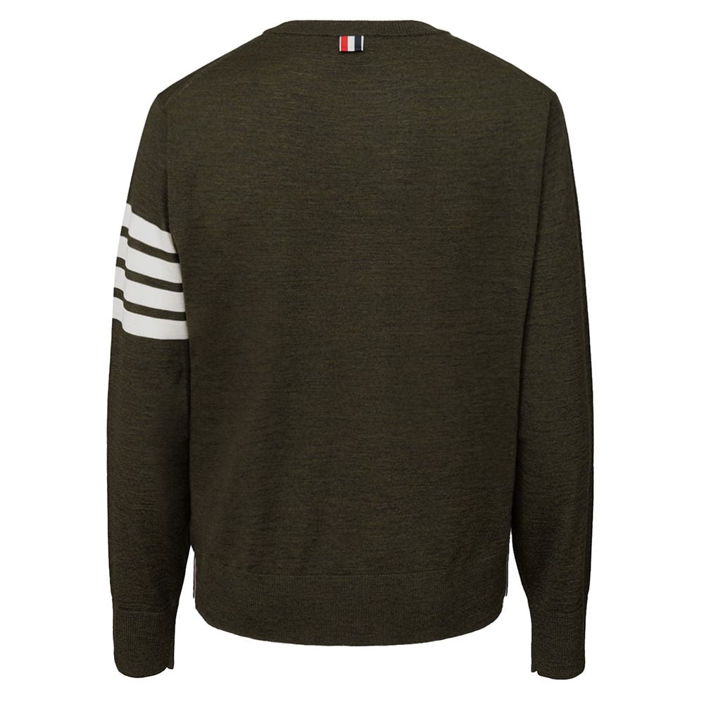 Thom Browne Green Wool Men's Sweatshirt