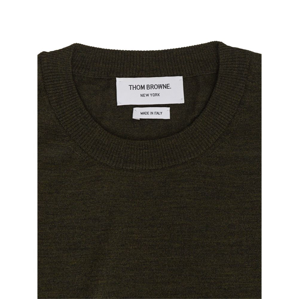 Thom Browne Green Wool Men's Sweatshirt