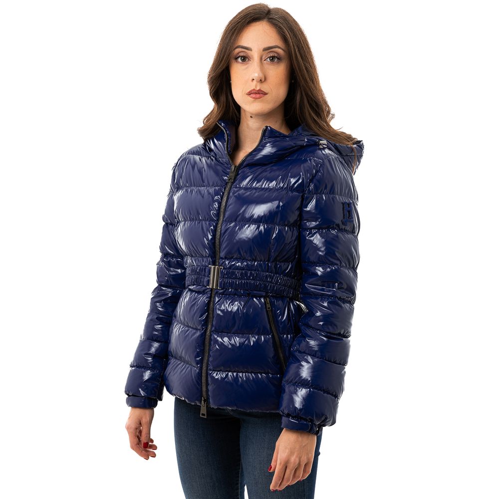 Herno Blue Polyamide Jackets & Women's Coat