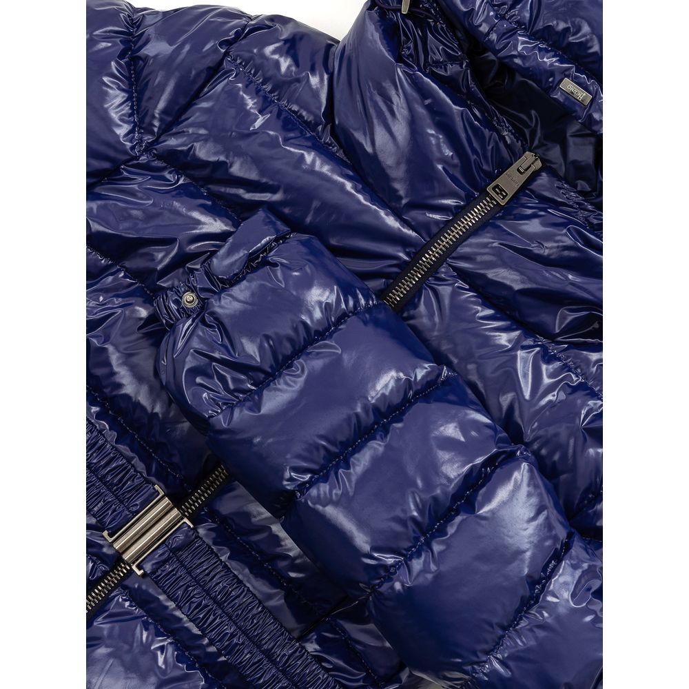 Herno Blue Polyamide Jackets & Women's Coat