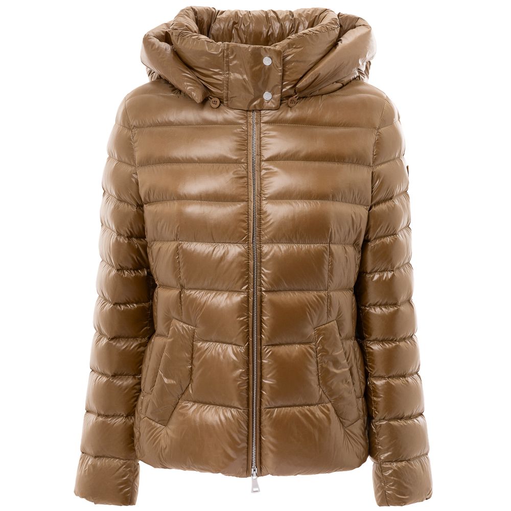 Add Brown Polyamide Jackets & Women's Coat