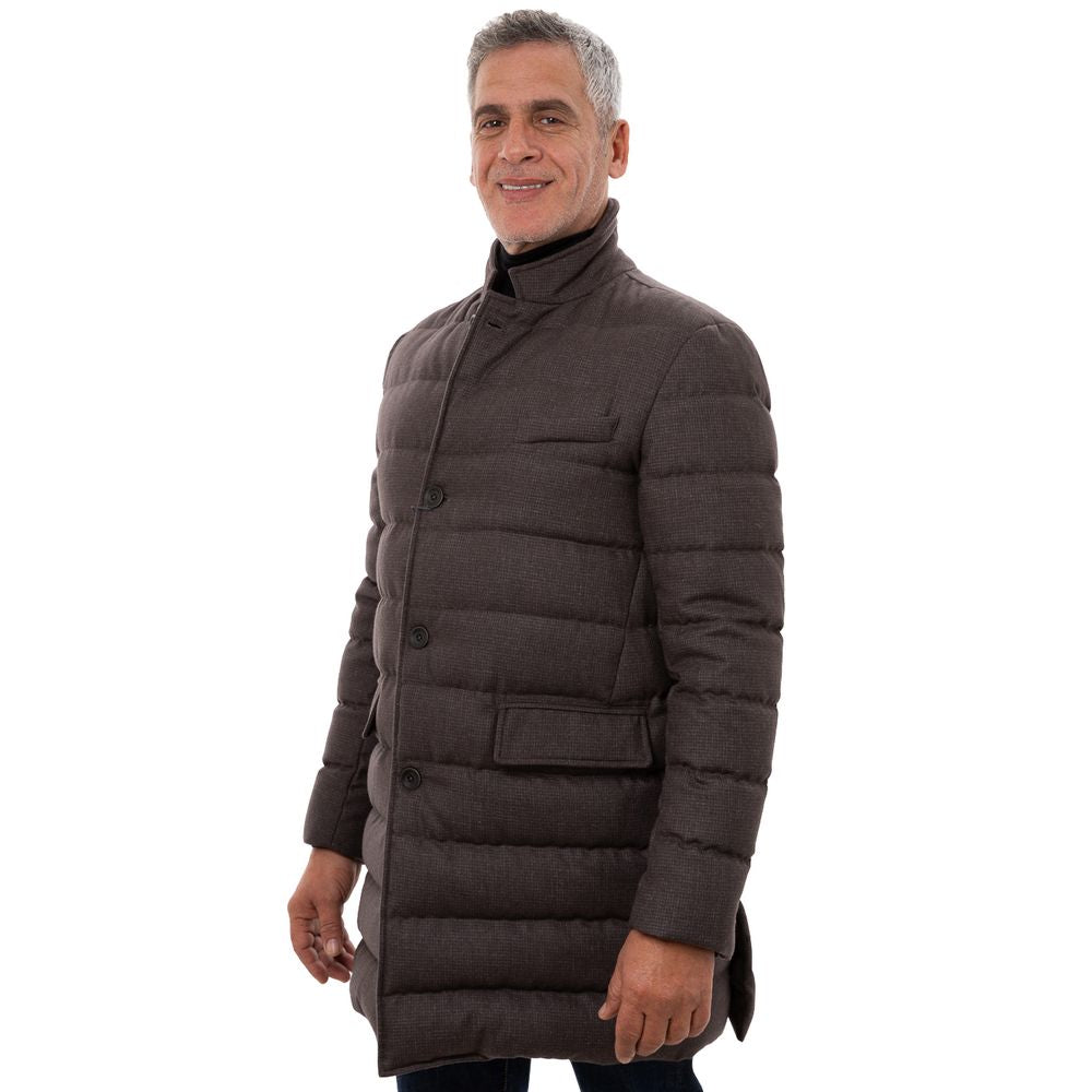 Herno Brown Wool Jackets & Men's Coat