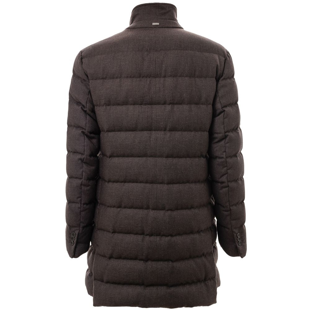 Herno Brown Wool Jackets & Men's Coat