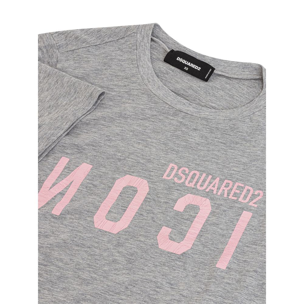 Dsquared² Gray Cotton Women's T-Shirt