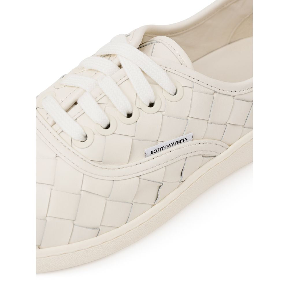 Bottega Veneta White Leather Men's Sneaker