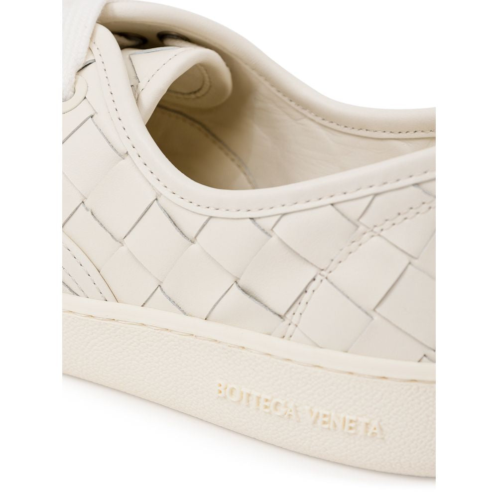 Bottega Veneta White Leather Men's Sneaker
