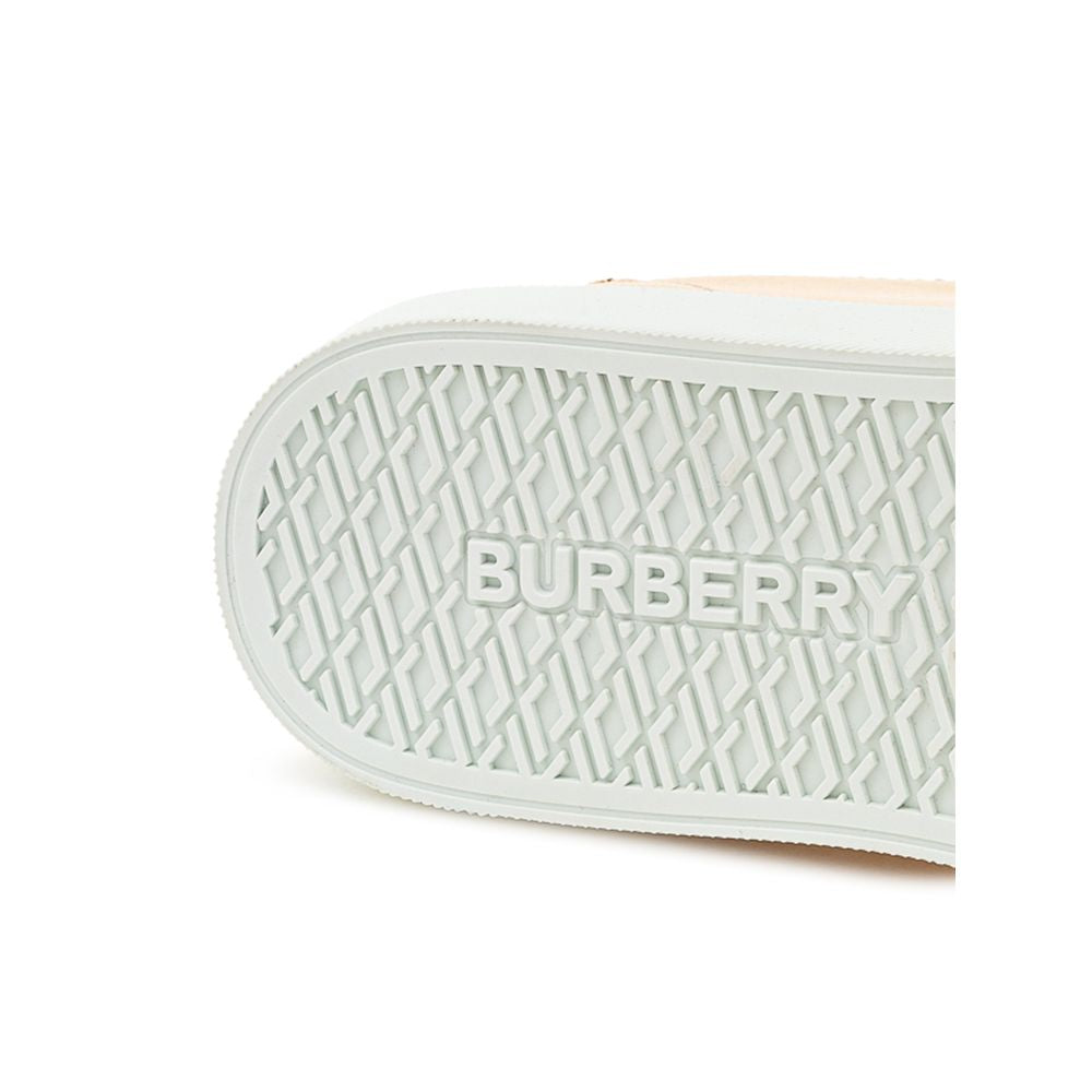 Burberry Pink Leather Women's Sneaker