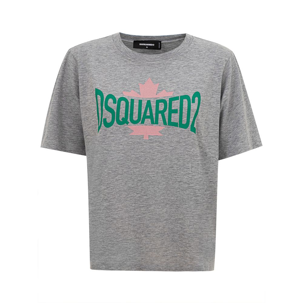 Dsquared² Gray Cotton Women's T-Shirt