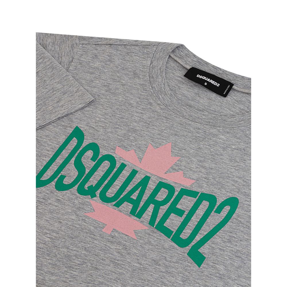 Dsquared² Gray Cotton Women's T-Shirt
