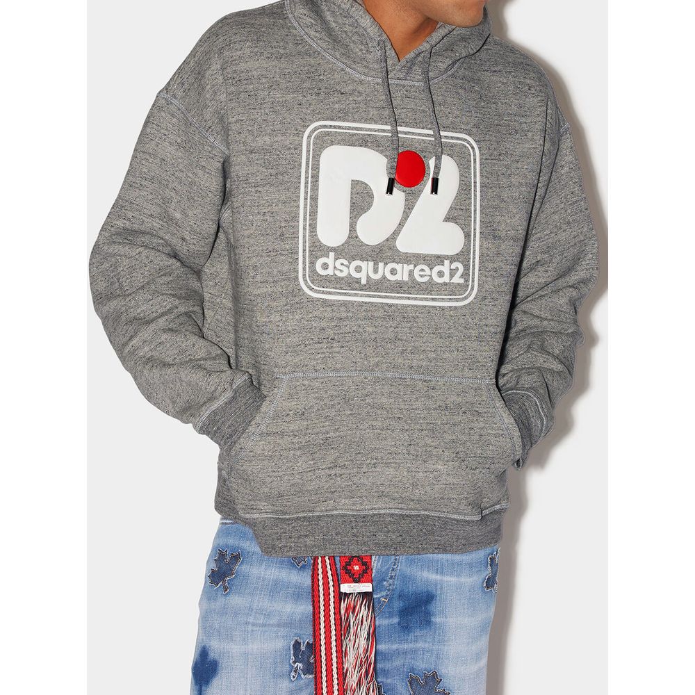 Dsquared² Gray Cotton Men's Sweatshirt