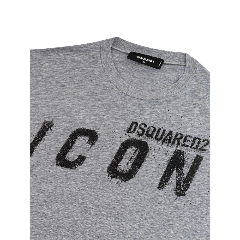 Dsquared² Gray Cotton Men's T-Shirt