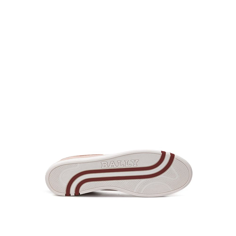 Bally Pink Leather Low Top Women's Sneakers
