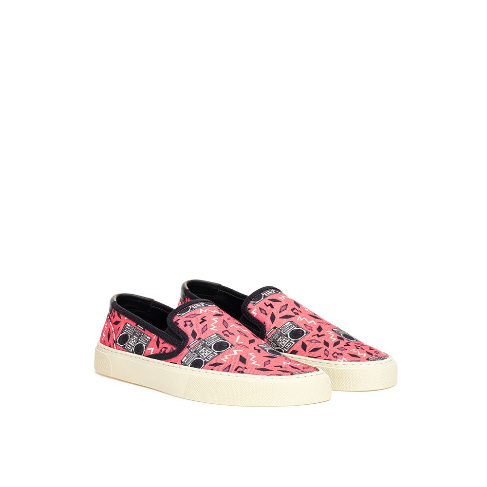 Saint Laurent Pink Cotton Women's Sneaker