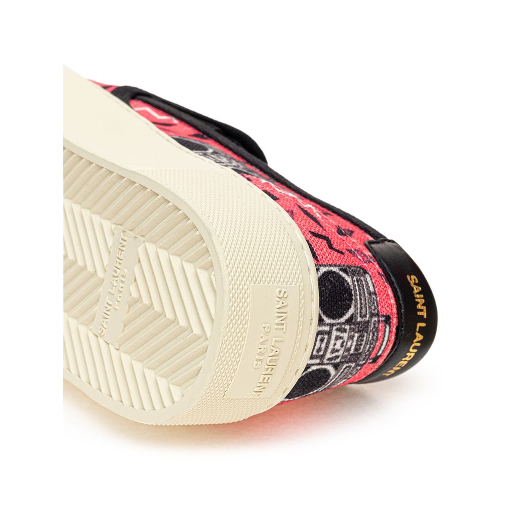 Saint Laurent Pink Cotton Women's Sneaker