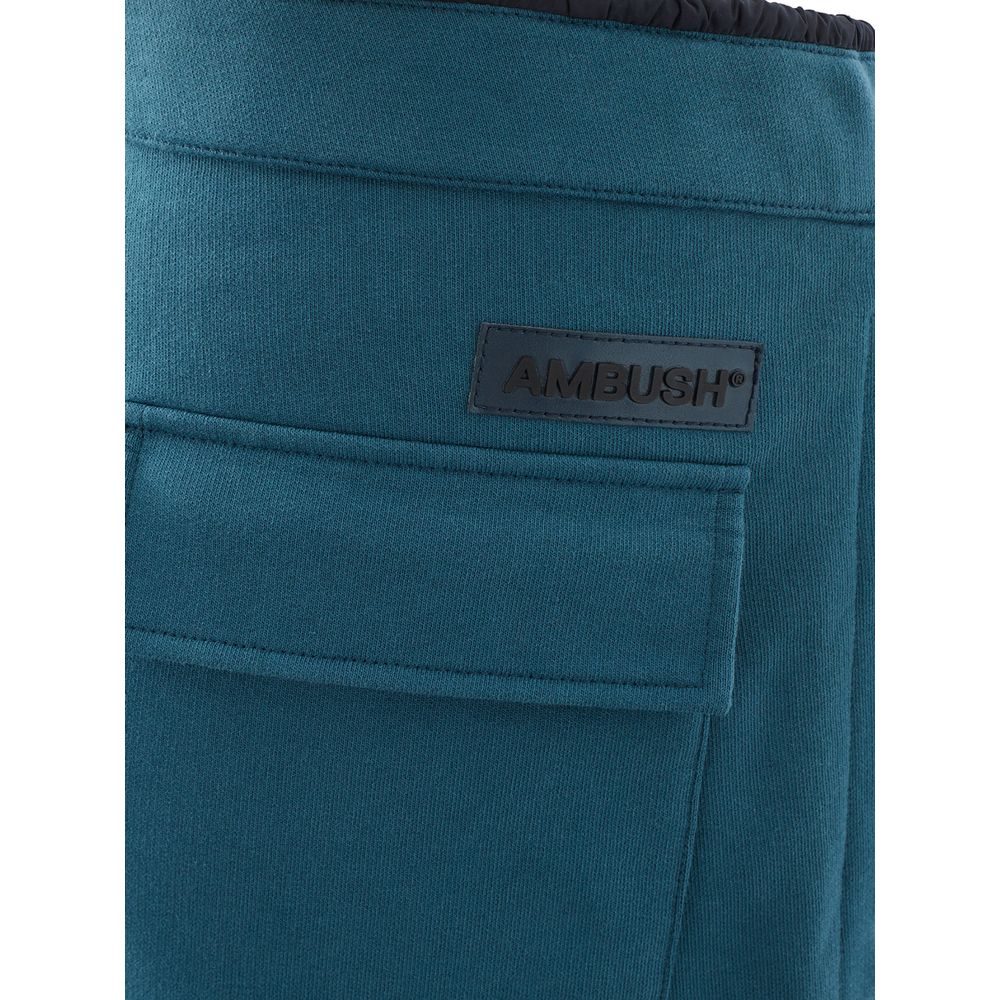Ambush Blue Cotton Athletic Men's Pants