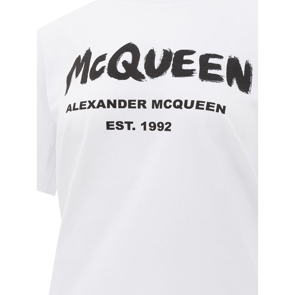 Alexander McQueen White Cotton Women's T-Shirt