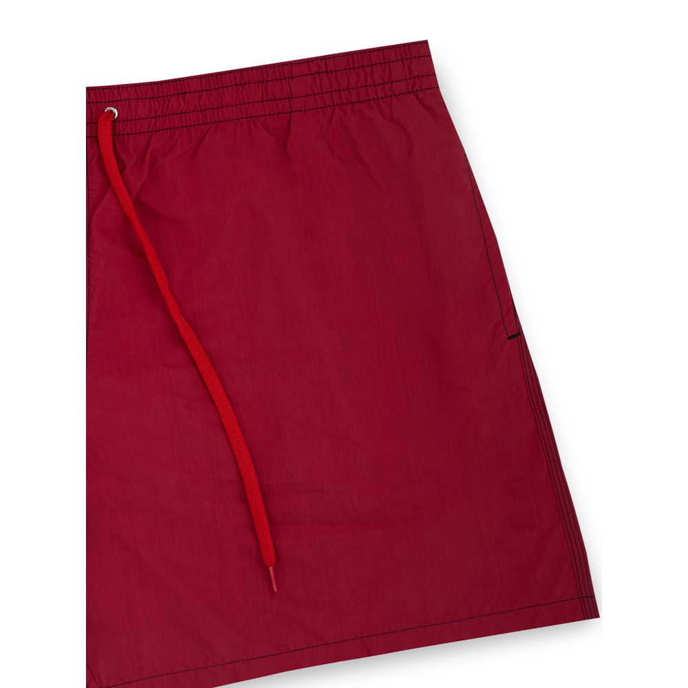 Malo Red Polyester Swim Men's Shorts