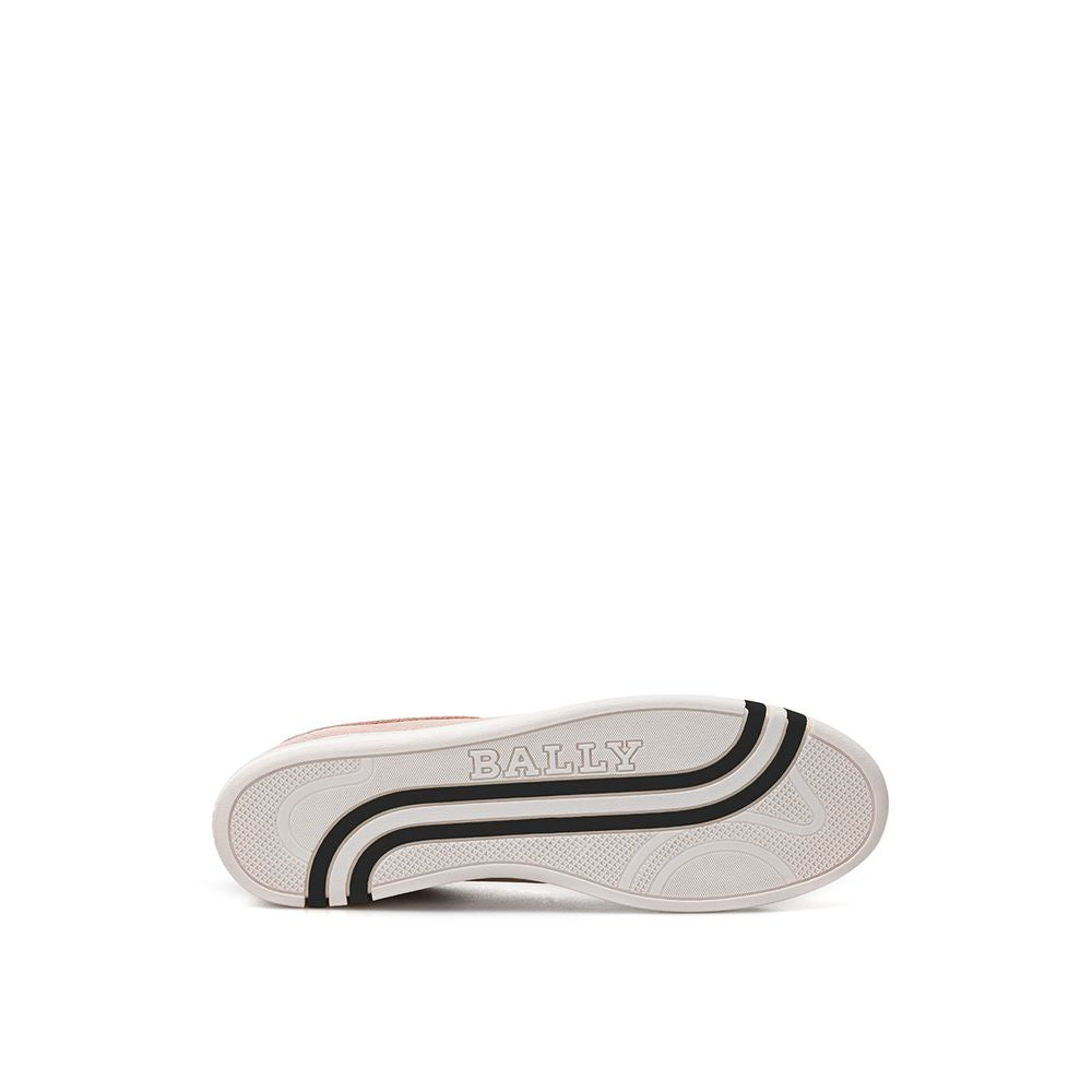 Bally Pink Leather Low Top Women's Sneakers
