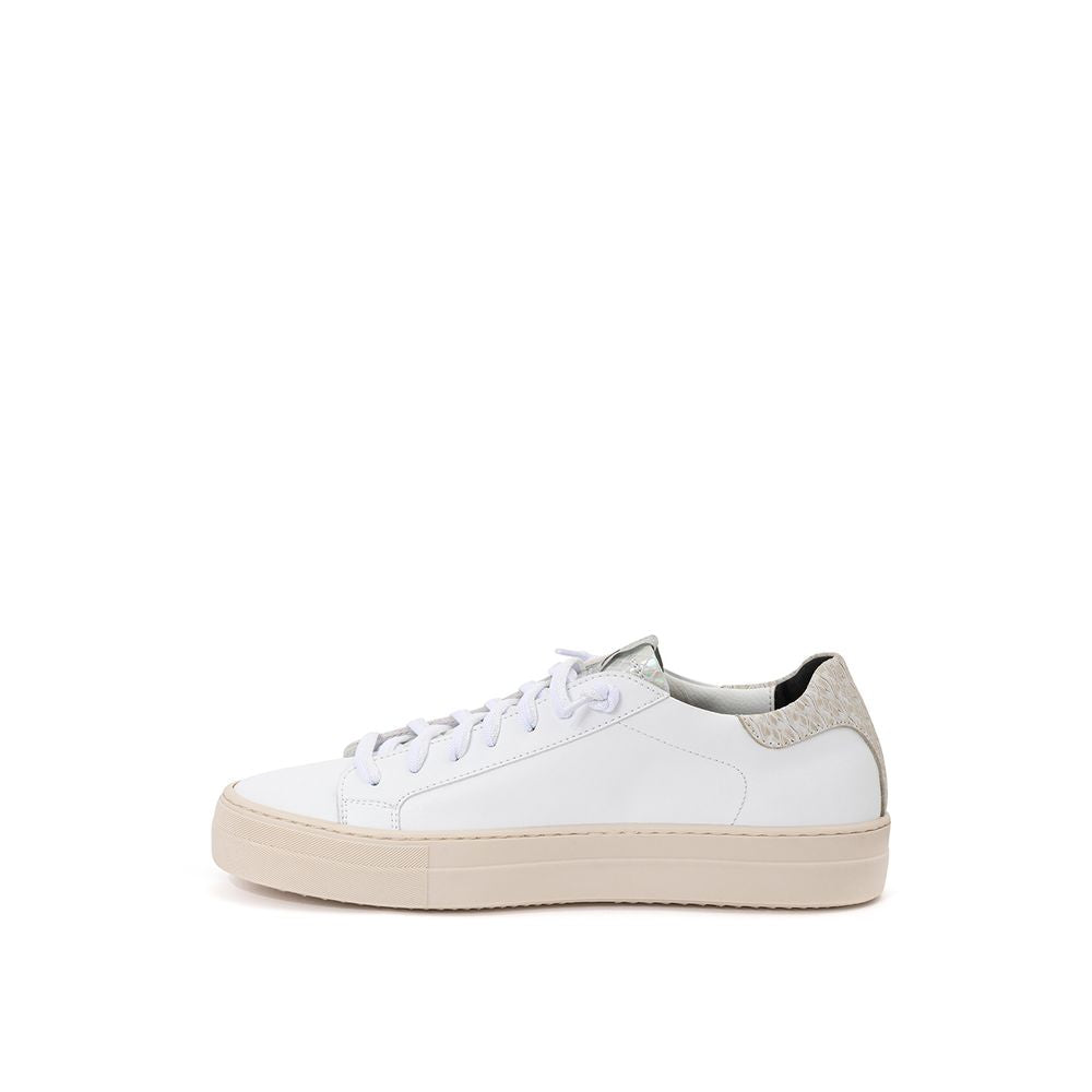 P448 White Leather Women's Sneakers