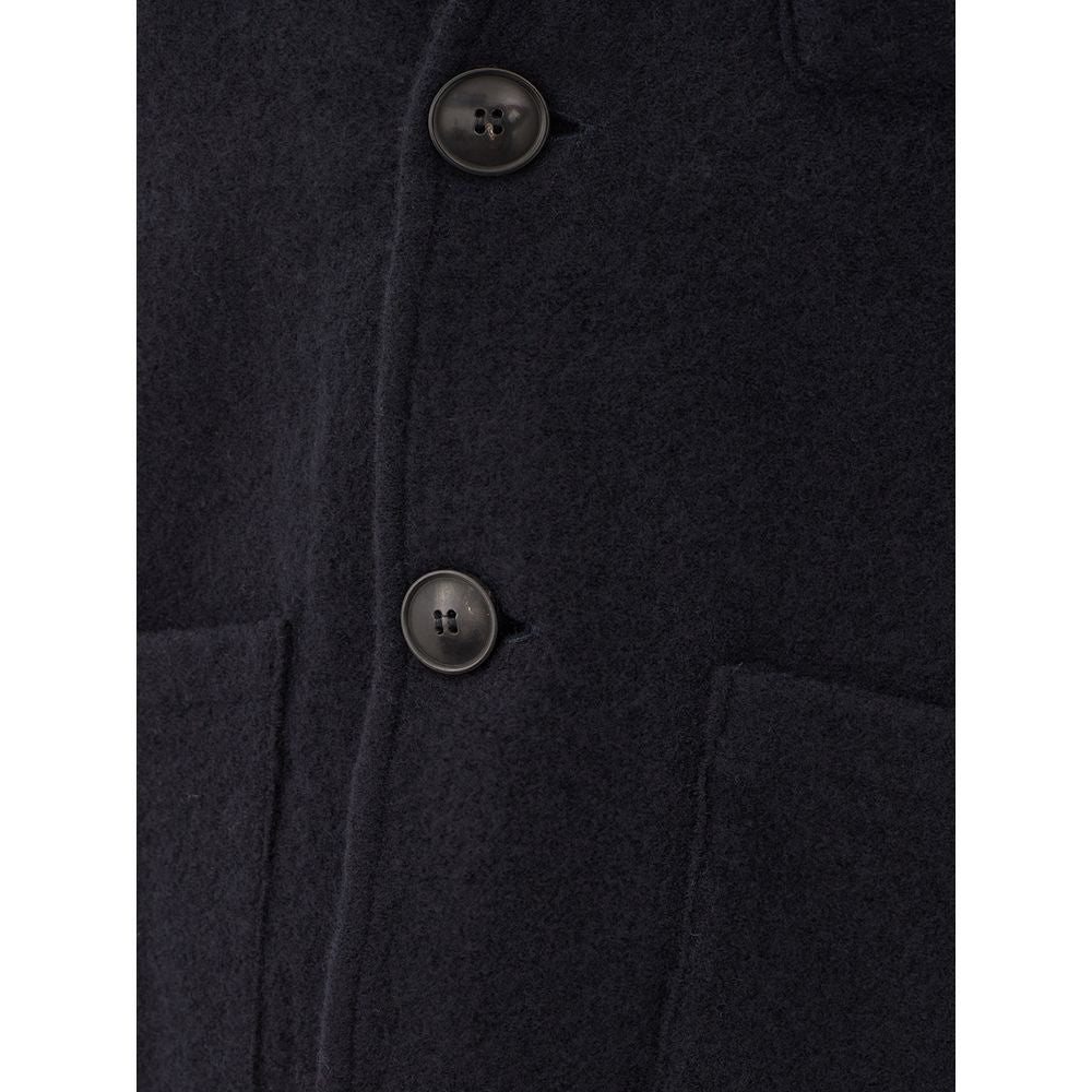KANGRA Blue Wool Men's Blazer