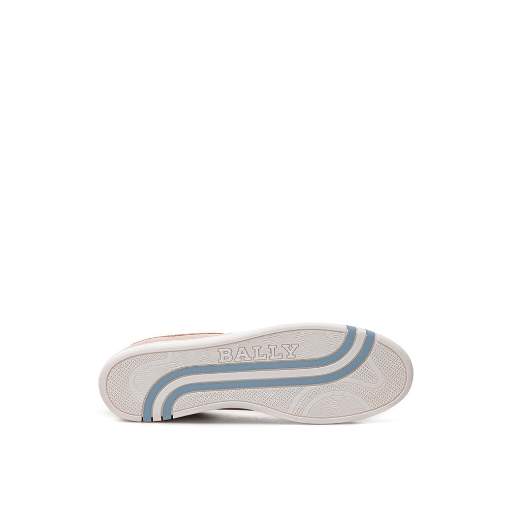 Bally Pink Leather Low Top Women's Sneakers
