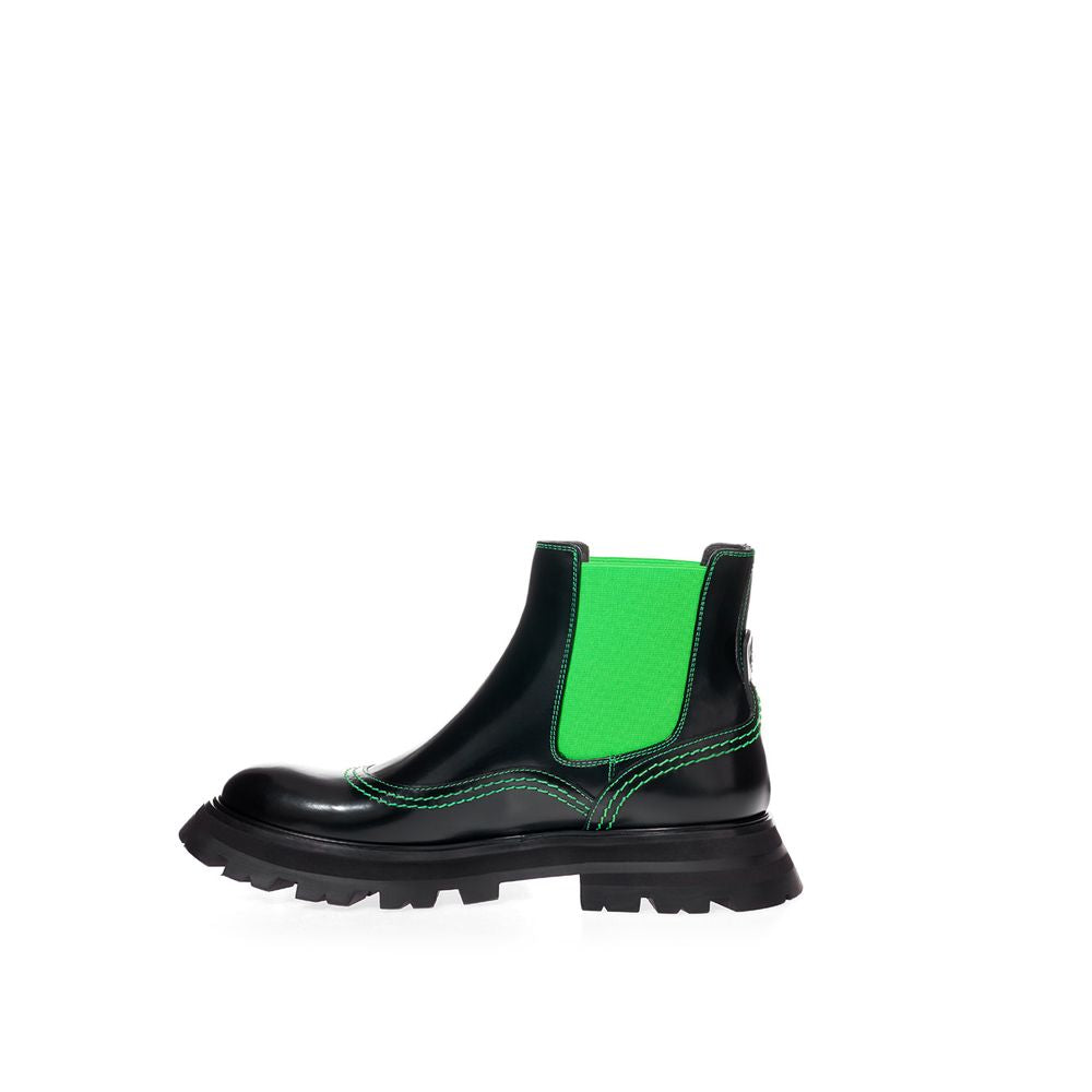 Alexander McQueen Multicolor Leather Women's Boot
