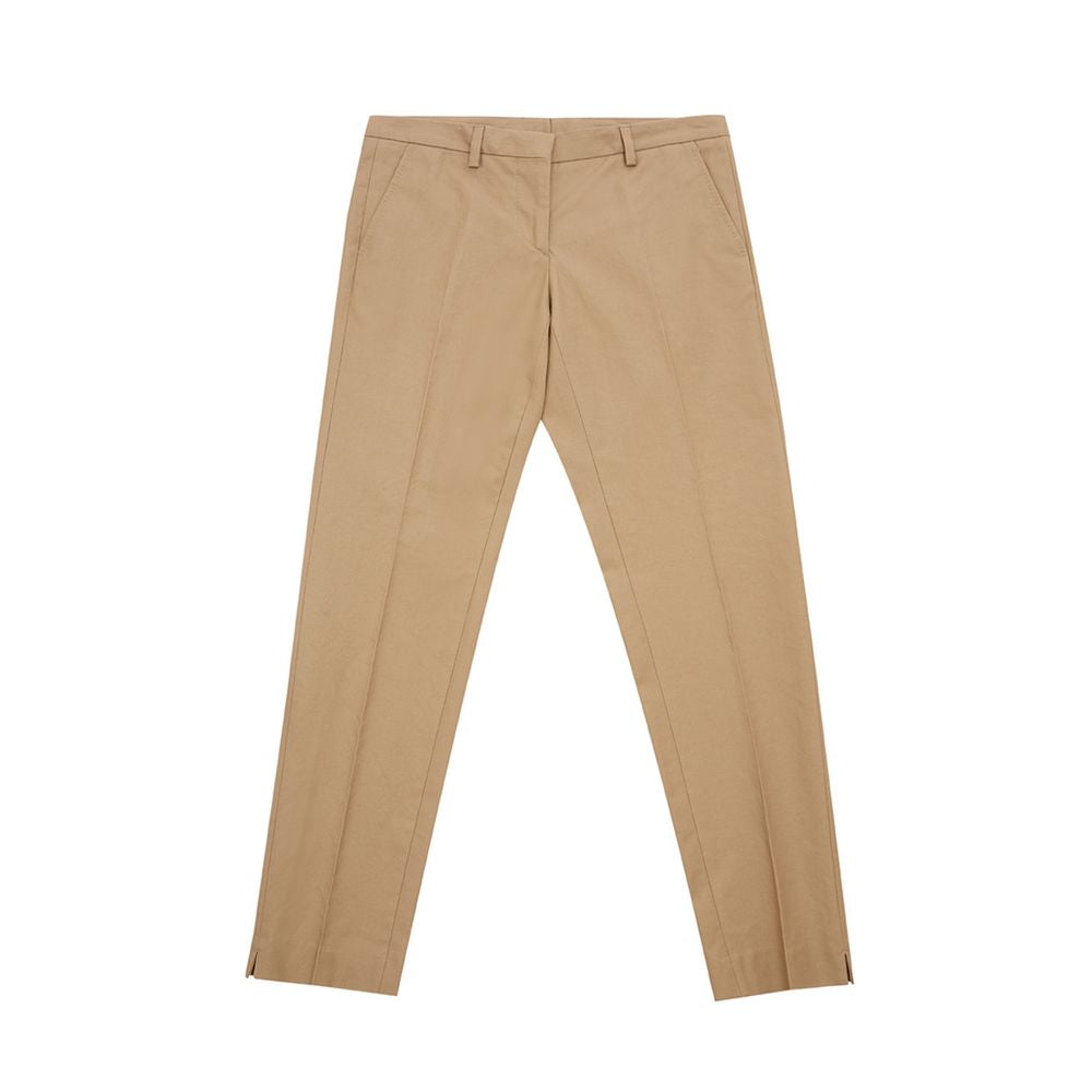 Lardini Brown Cotton Chino Women's Pants