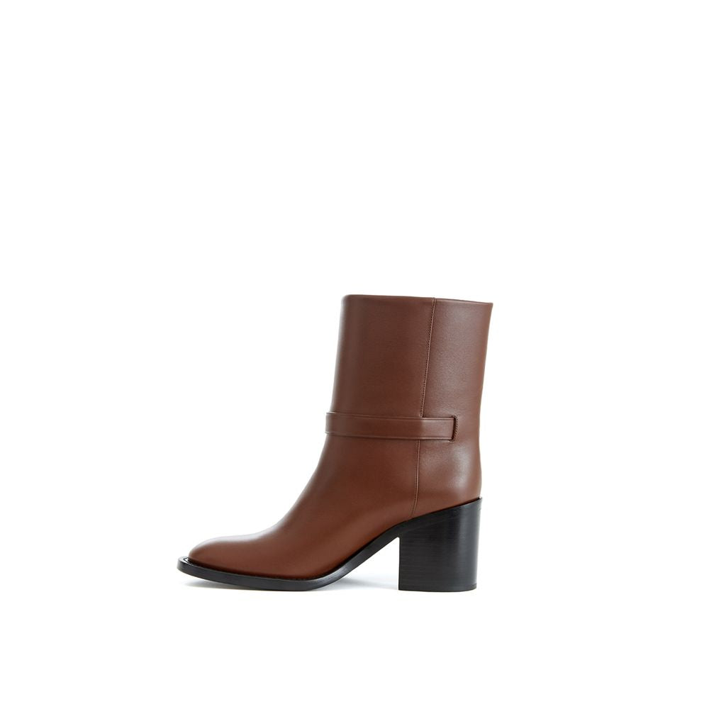 Burberry Brown Leather Women's Boot