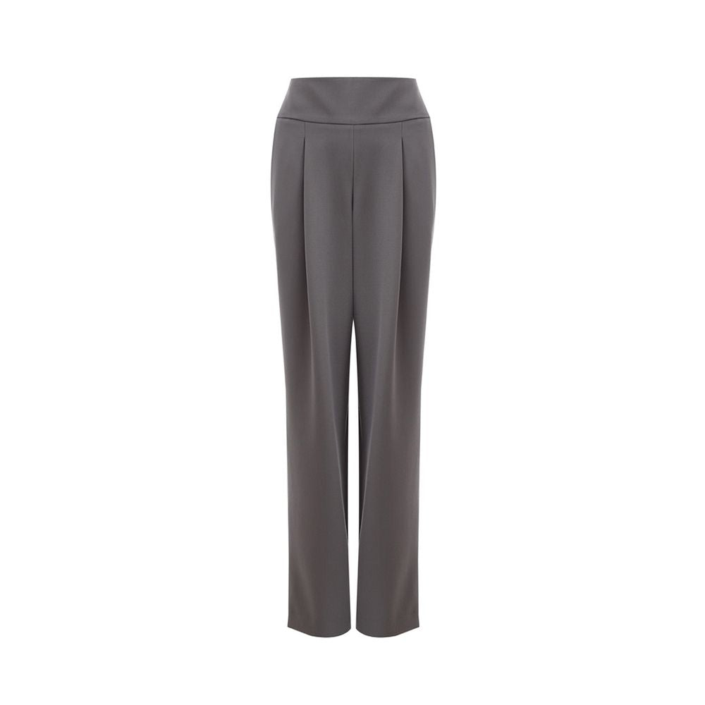 Lardini Gray Wool Casual Women's Pants