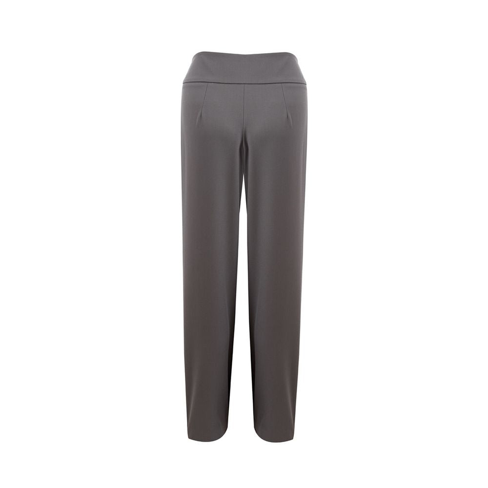Lardini Gray Wool Casual Women's Pants