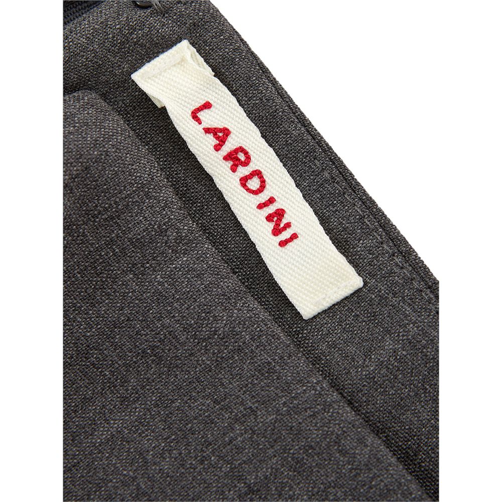 Lardini Gray Wool Midi Women's Skirt