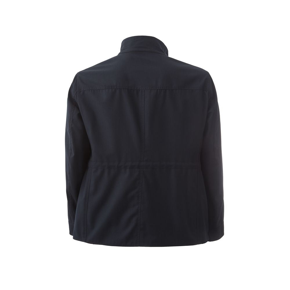 Lardini Blue Wool Men's Coat