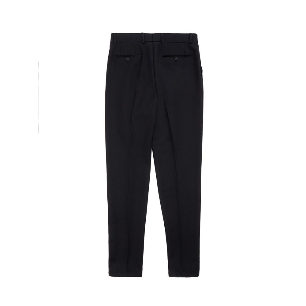 Dolce & Gabbana Black Polyester Dress Men's Pants