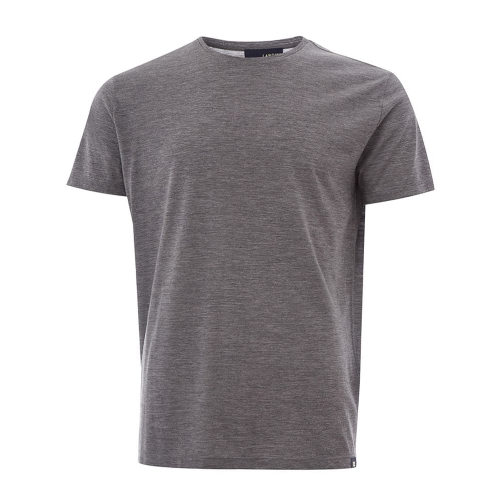Lardini Gray Wool Men's T-Shirt
