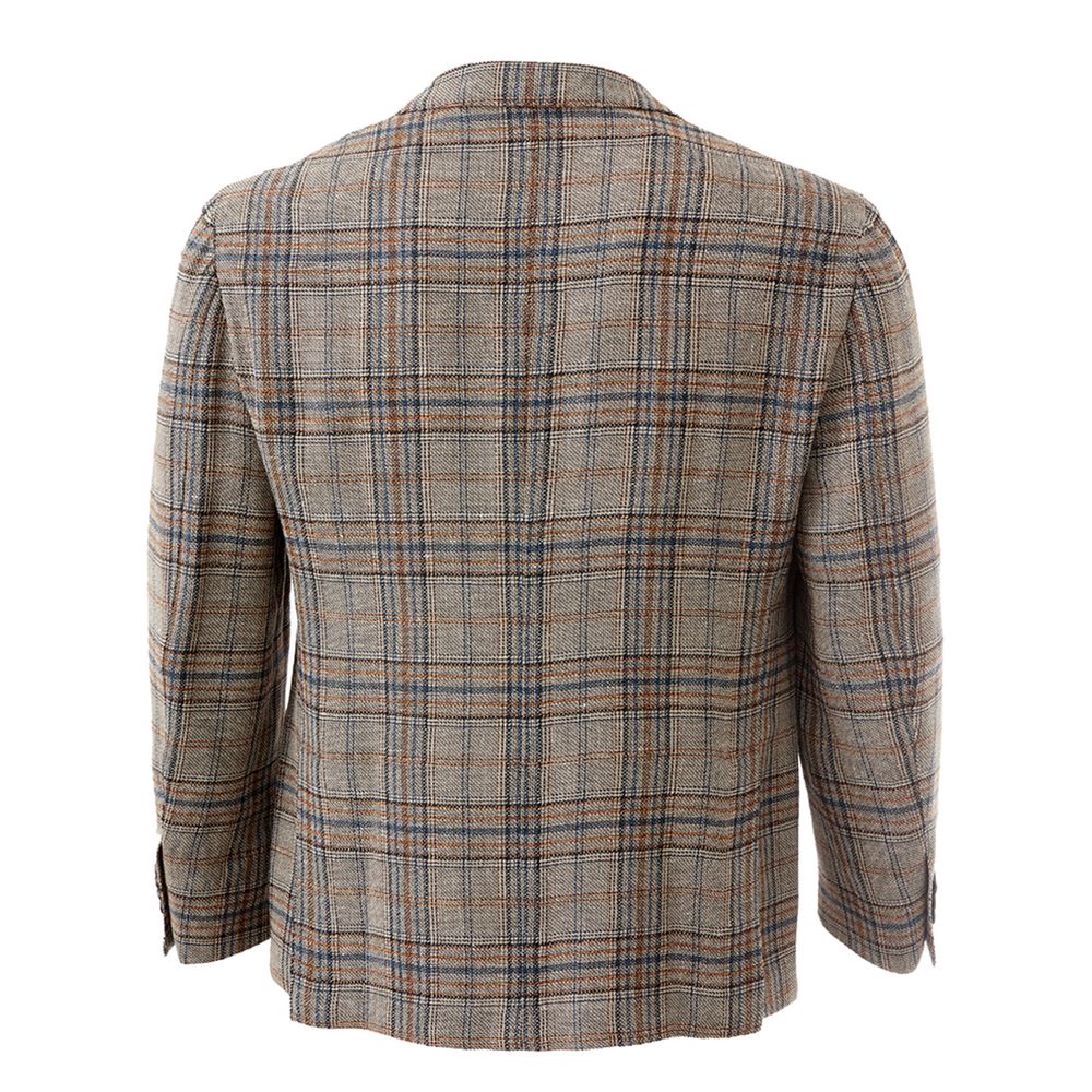 Lardini Multicolor Linen Men's Blazer