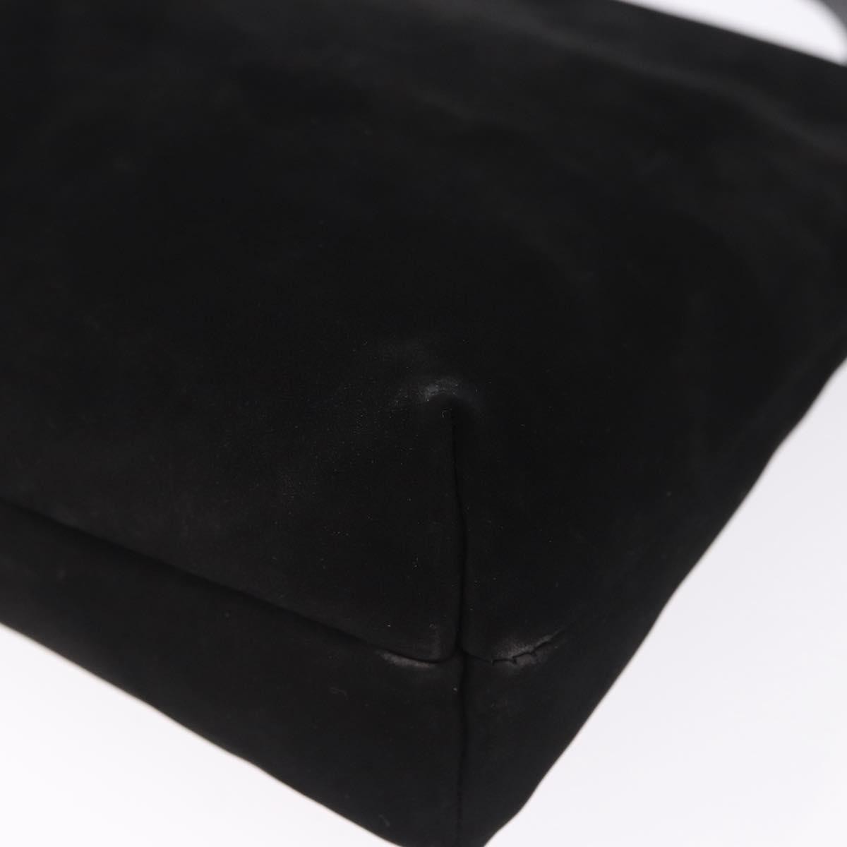 Salvatore Ferragamo Vala Suede Black Suede Shoulder Bag Bag (Pre-Owned)