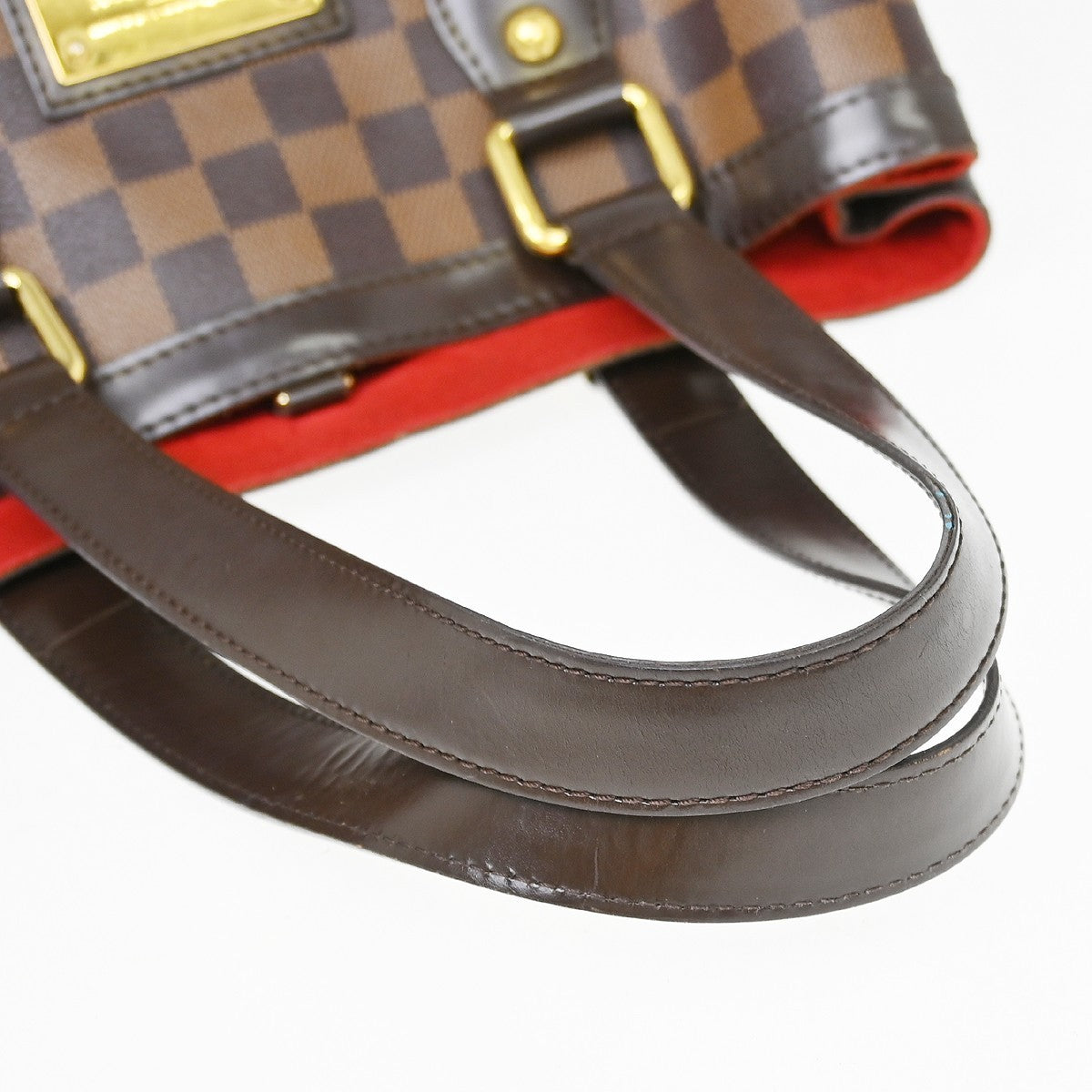 Louis Vuitton Hampstead Damier Brown Canvas Tote Bag Bag (Pre-Owned)