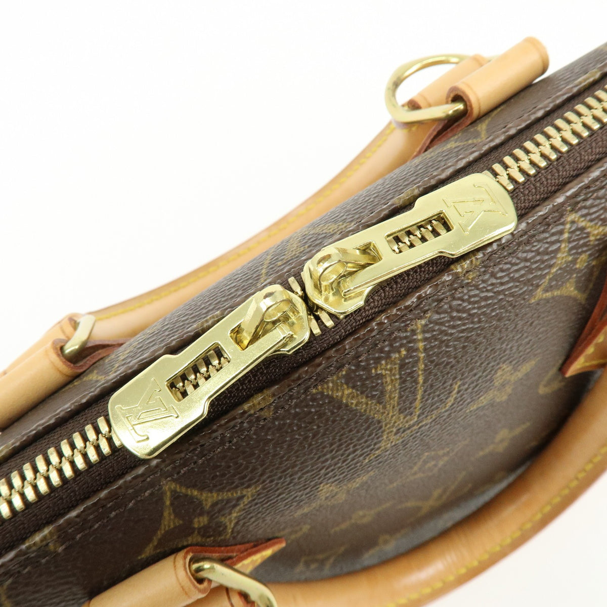 Louis Vuitton Alma Monogram Canvas Brown Canvas Handbag (Pre-Owned)