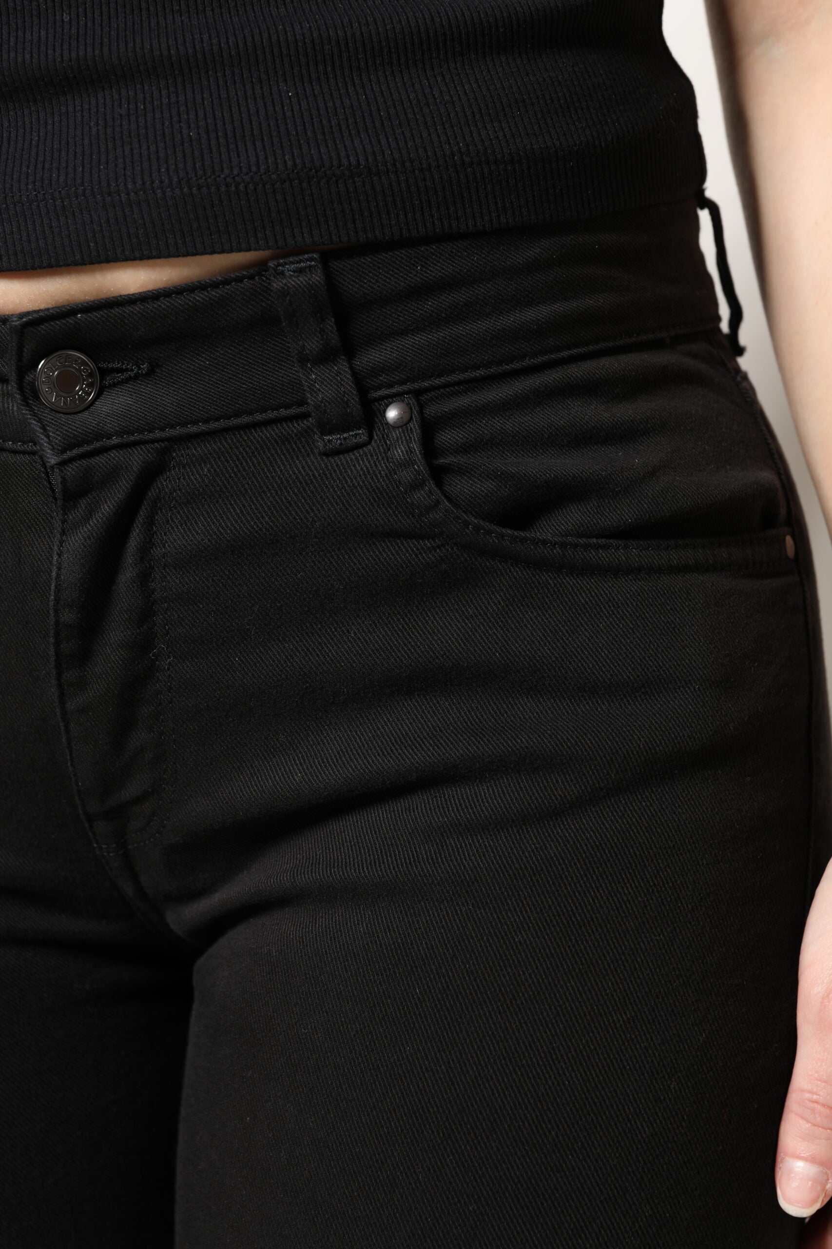 Dolce & Gabbana Black Cotton Mid Waisted Skinny Denim Women's Jeans