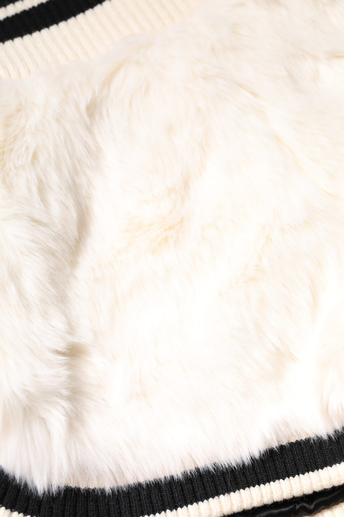 Dolce & Gabbana White Faux Fur High Waisted Hot Pants Women's Short