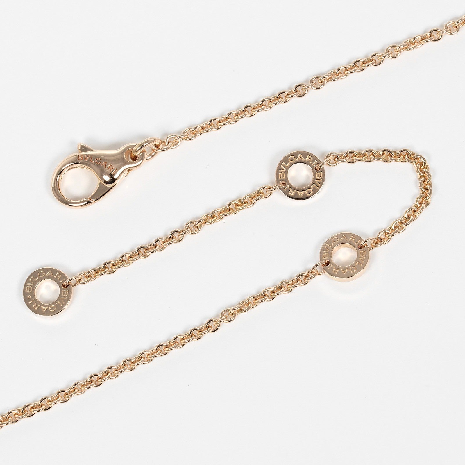 Bvlgari B.Zero1 Design Legend Zaha Hadid Pendant 18K Rose Gold With Ceramic Gold Rose_Gold Necklace Jewelry (Pre-Owned)